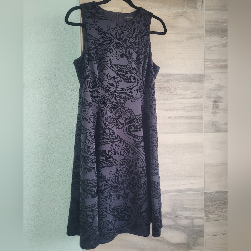 Liz Claiborne Navy Blue Dress Sz 8